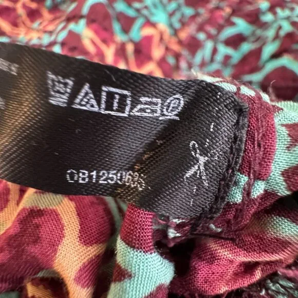 Anthropologie Women's Printed Smocked Button Front Lounge Jumpsuit SZ LG - Picture 15 of 15